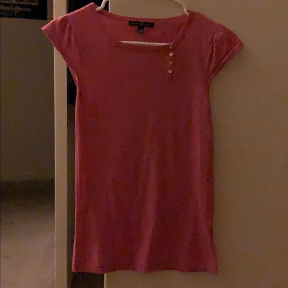 Pink shortsleeved sweater